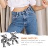 Sosoport Adjustable Zinc Alloy Jeans Buttons - 2 Pairs view 3