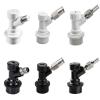 1 x Ball Lock Set, Homebrew Beer Keg Disconnects with Barbed Liquid/Gas Posts and Swivel Nuts, Winemaking Set (Chocolate) view 1