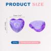 QUARKZMAN 50 Pcs Acrylic Heart Rhinestones 12mm view 2