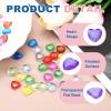 QUARKZMAN 50 Pcs Acrylic Heart Rhinestones 12mm view 3