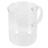 Xiuganpo Scientific Chemistry Beaker Mug, 473 mL, Borosilicate Glass with Handle and Measurement Scale for Coffee, Tea, and Kitchen Use view 1