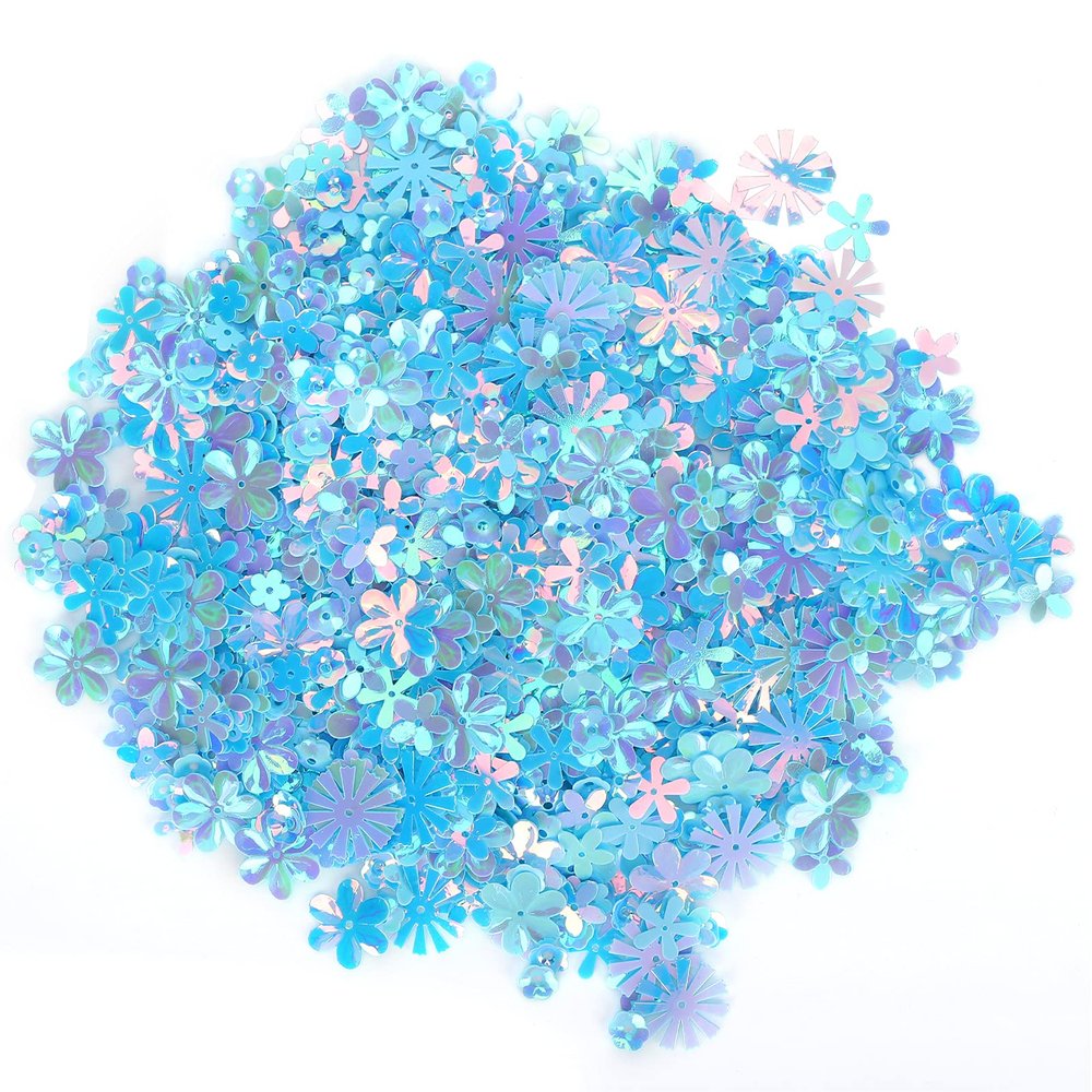 SENECESLI Flower-Shaped Glitter Confetti