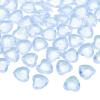 QUARKZMAN 50 Pcs Acrylic Heart Rhinestones 12mm Clear view 1