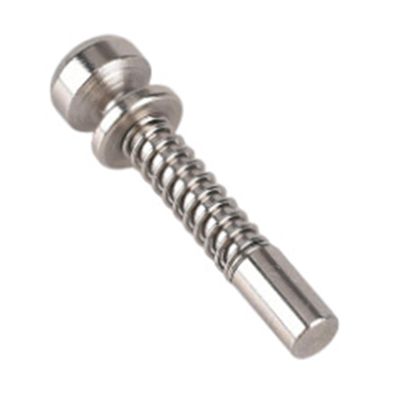 YUSSEQDD Heavy-Duty Spring-Loaded Latch Bolt, 4 x 1 cm