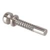 YUSSEQDD Heavy-Duty Spring-Loaded Latch Bolt, 4 x 1 cm view 3