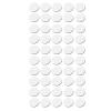PolyGen Sound-Dampening Feet with Double-Sided Adhesive for Resonance Reduction, 50-Pack, 50 mm x 3 mm Speaker Isolation Pads view 1