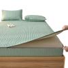 90x200 Mattress Cover with Zipper, Breathable Quilted 5-Sided Removable Washable Mattress Protector, 5–30 cm Height, Topper (170x200+20 cm, Green) view 1