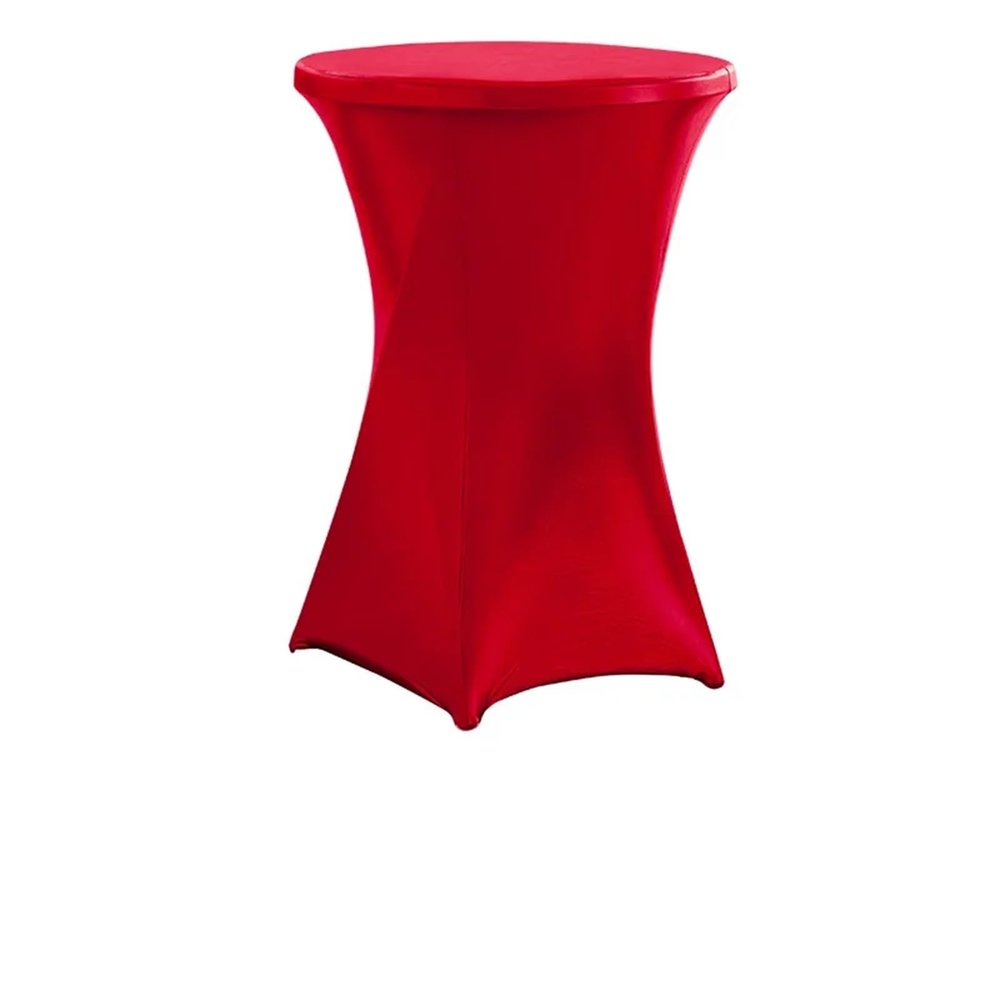 NJIEzhao Stretchable Polyester Beer Tablecloth, Gold Bar Design, Red, 60 cm (24 in)