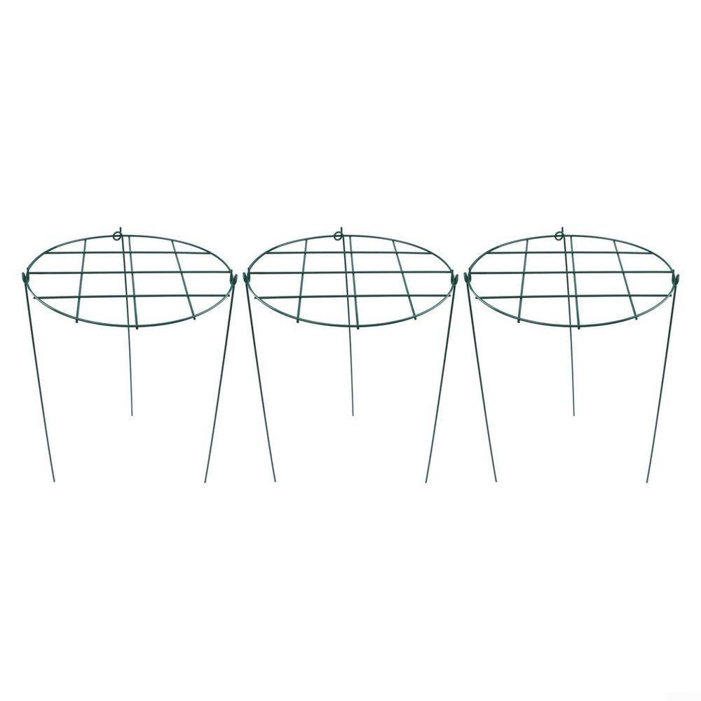 3-Pack Metal Climbing Plant Support Cages, Trellis Style