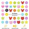 KAHZOR 100-Piece Cartoon Colorful Button Set view 2