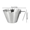 304 Stainless Steel Measuring Cup with Handle and Double Spout, 100 ml view 3