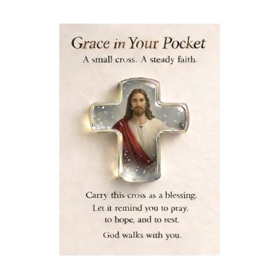 Pocket Crucifix 2D Prayer Cross