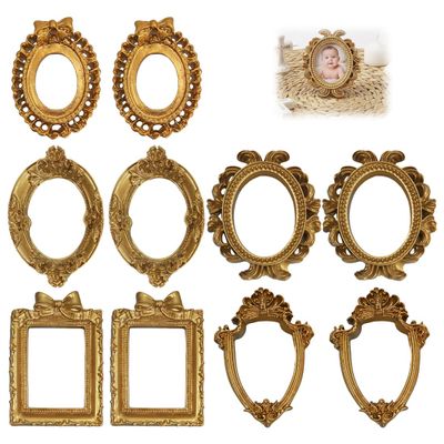 MOLZINY 10-Piece Vintage Picture Frame Set