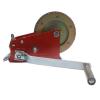 Manual Cable Winch 1,360.8 kg Heavy-Duty Hand Winch, Red Powder-Coated and Galvanized, with Nylon Rope view 4