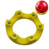 Red Bowling Ball Spinner, Rotating Multi-Angle Grip, Non-Slip, Universal view 1