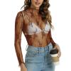 Women's Sheer Mesh Long-Sleeve Top view 2