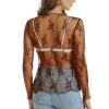 Women's Sheer Mesh Long-Sleeve Top view 3