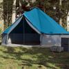 Teepee Family Tent for 6 People, Blue, Waterproof, 305 x 305 x 200 cm, with E-Port view 1