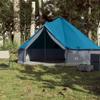 Teepee Family Tent for 6 People, Blue, Waterproof, 305 x 305 x 200 cm, with E-Port view 3