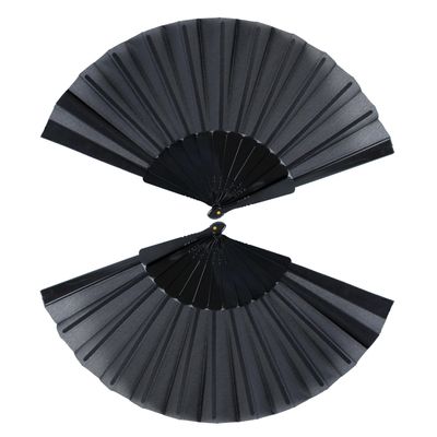 2 Pack Black Folding Fans