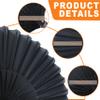 2 Pack Black Folding Fans view 3