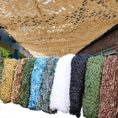 Military-Grade Camouflage Net, 210D Oxford, Yellow, 5 x 7 m