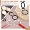 QUARKZMAN 12 Pack Dreamcatcher Rings 1.1 Inch Plastic view 3