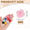 QUARKZMAN 0.6" Mini Satin Rose Bows - 50 Pack view 2