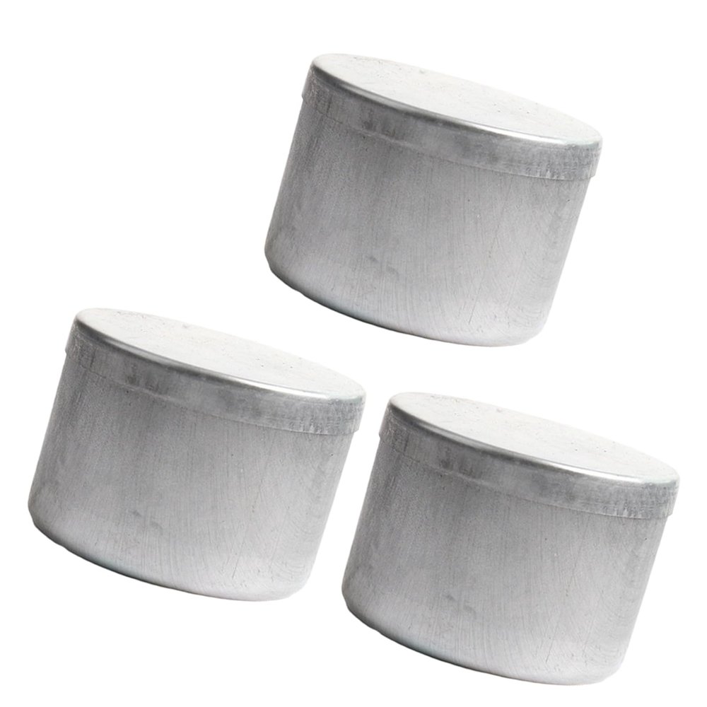 Kaeltsyn 3-Pack Aluminum Soil Sample Boxes with Lids, Laboratory-Grade