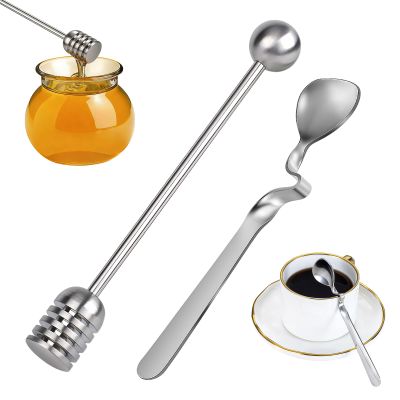 2-Piece Stainless Steel Honey Spoon Set