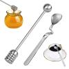 2-Piece Stainless Steel Honey Spoon Set view 1