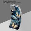 WUACYEAMING Case Compatible with Google Pixel 3a XL, Strap and 2 Tempered Glass Screen Protectors, Transparent Silicone, Butterfly Pattern view 3