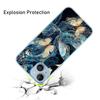 WUACYEAMING Case Compatible with Google Pixel 3a XL, Strap and 2 Tempered Glass Screen Protectors, Transparent Silicone, Butterfly Pattern view 4