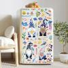 Hianjoo 9 Sheets Ocean Gnome Summer Window Stickers view 2
