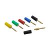 wanglan 5-Piece 2 mm Stackable Banana Plug Socket, Male/Female, Insulated Terminal Block (Type-6, Red) view 3