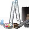 Industrial Conveyor Rail Kit with Wear-Resistant Rollers for Material Handling and Supermarket Checkout, Portable and Foldable Design view 3