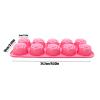 Silicone Chocolate Molds, 10-Cavity Rose Flower Shape view 2