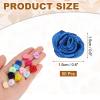 QUARKZMAN 0.6" Satin Rose Ribbons - 50 Pack view 2