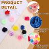 QUARKZMAN 0.6" Satin Rose Ribbons - 50 Pack view 3
