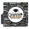 GgiAvbn Bachelor Party Napkins 40 Pack 33x33 cm, Black Gold Graduation Decor with Congrats Grad Design view 1