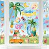 Hianjoo 4 Sheets Hello Summer Window Stickers view 3