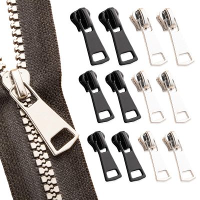 12 Pack Zipper Replacement Set