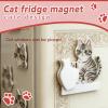 Cat Whisker Holder, Acrylic Magnetic Vase for Kitchen view 4