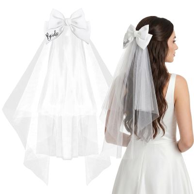 Bride to Be Veil with Bow