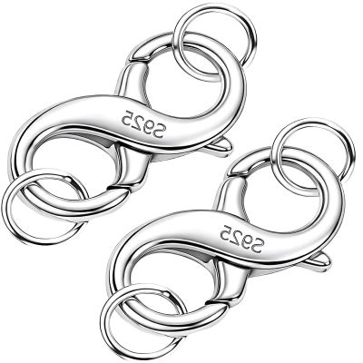 2 Pack Silver Chain Clasps