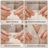 2 Pack Silver Chain Clasps view 3