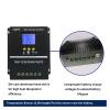 MPPT 100A Solar Charge Controller, 12V/24V/36V/48V, LCD, Dual USB view 3