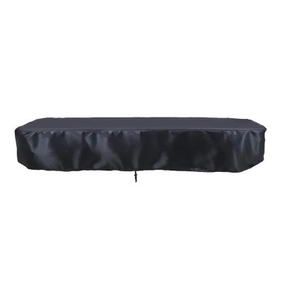 8-Foot Pool Table Cover with Drawstring, Waterproof, Black