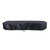 8-Foot Pool Table Cover with Drawstring, Waterproof, Black view 1