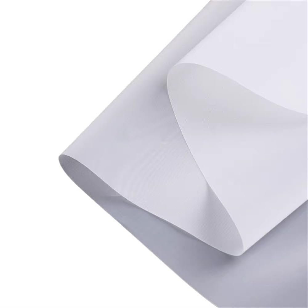 1 Piece White Matte Nylon-Spandex Fabric, 1 × 15 Meters, High-Quality Nylon Mesh Filter Material (100 × 1 m × 15 m)
